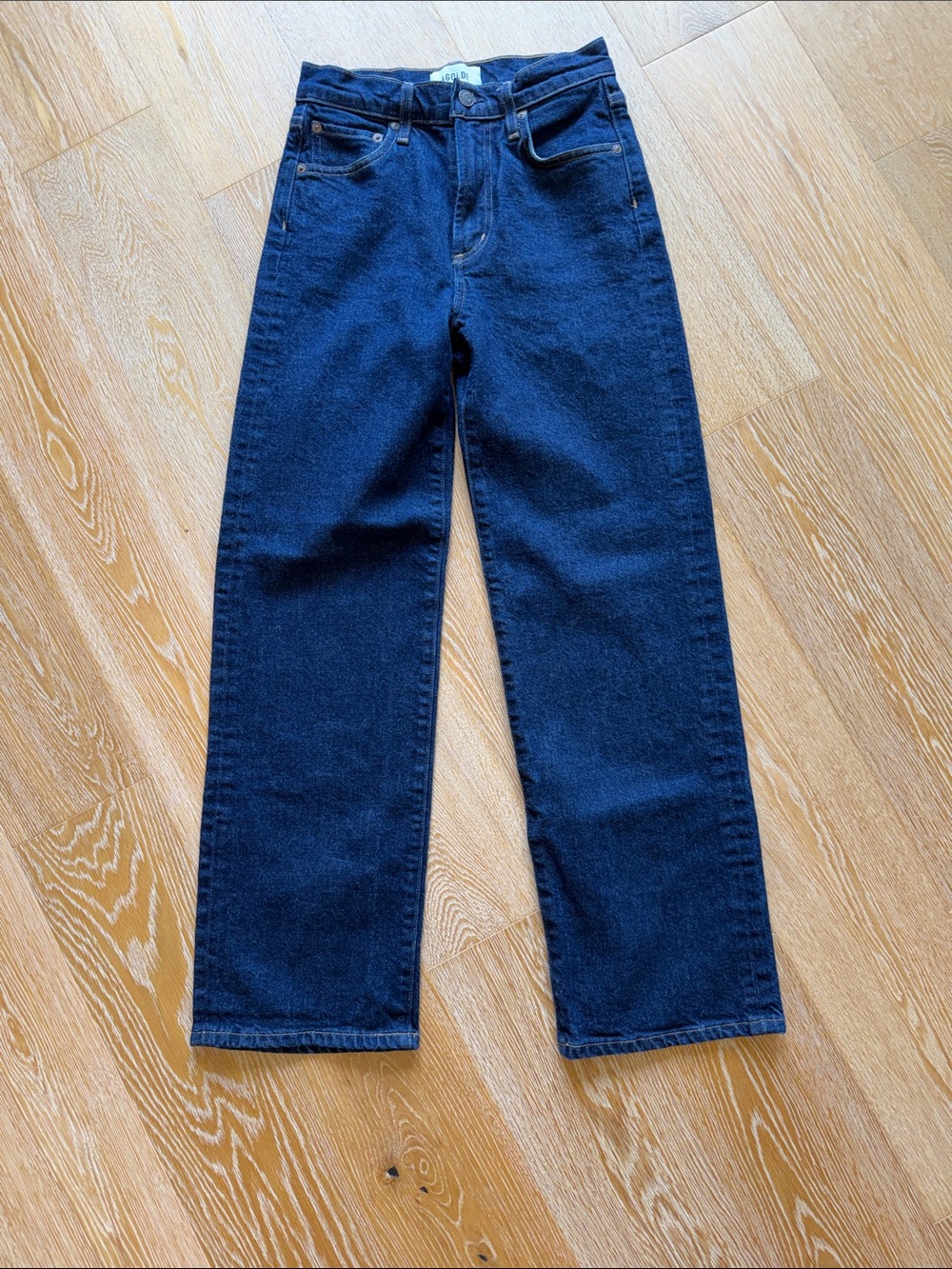 Agolde Harper petite straight leg jeans